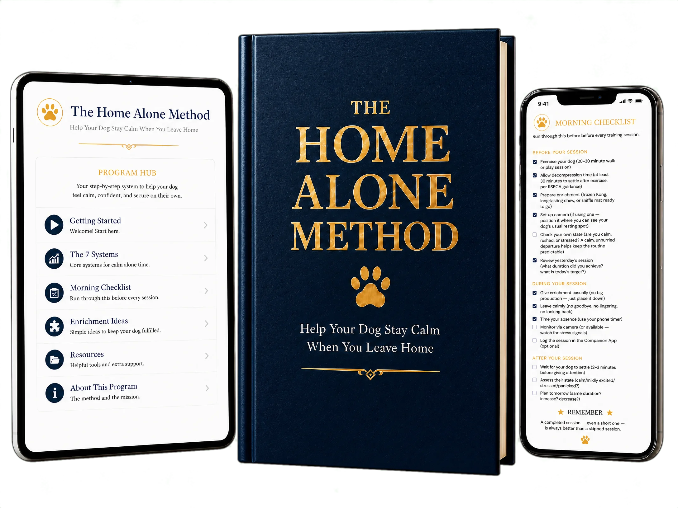 The Home Alone Method™ - The Complete Separation Anxiety System for Dogs